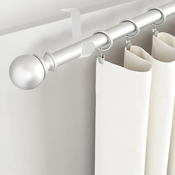 2 stk Gardinfeste Gardinstang Monteringsbraketter 22mm Rørdiameter Jernmateriale Elegant