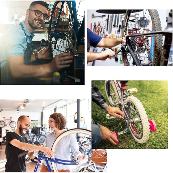 Sykkelkjedepisk, sykkelreparasjonsverktøy, multiverktøy for sykkel med veivtrekker, kjedeverktøy, verktøy for demontering av sykkel, verktøy for fjerning av sykkelkassetter