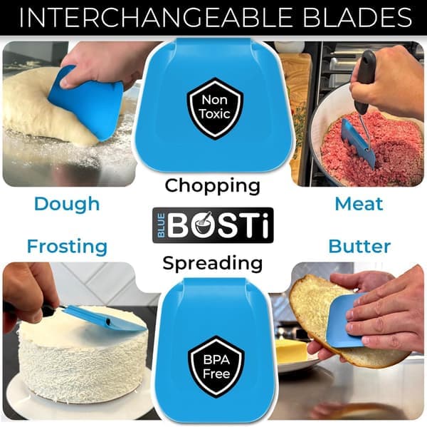 Adjustable Angle Spatula with Interchangeable Heads, Thin Heat-Resistant Spatula for Eggs, Pancakes, and Burgers