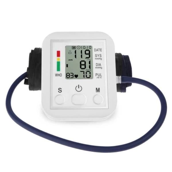 1 st Hållbar användbar liten arm blodtrycksmätare för hemmabruk. MANOMETER