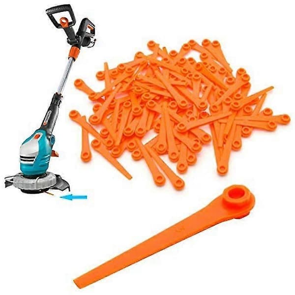 50 stk ABS-kutterblader for Gardena, reservedeler til gressklipper, 05368-20