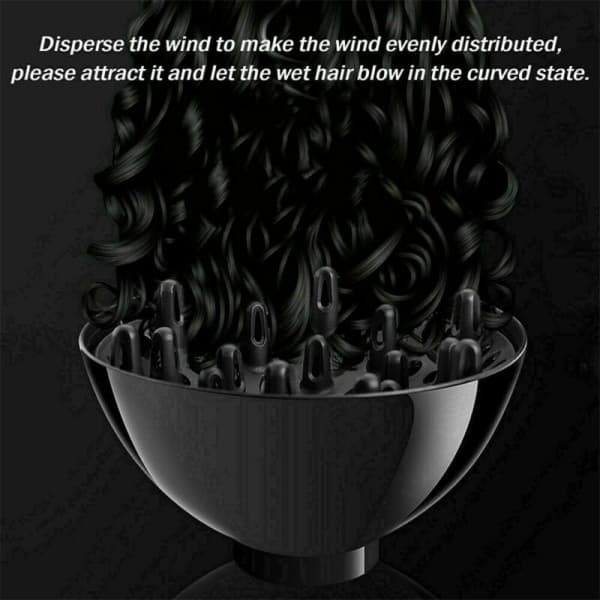 Universal Cover Styling Salon Diffuser for krøllete hår