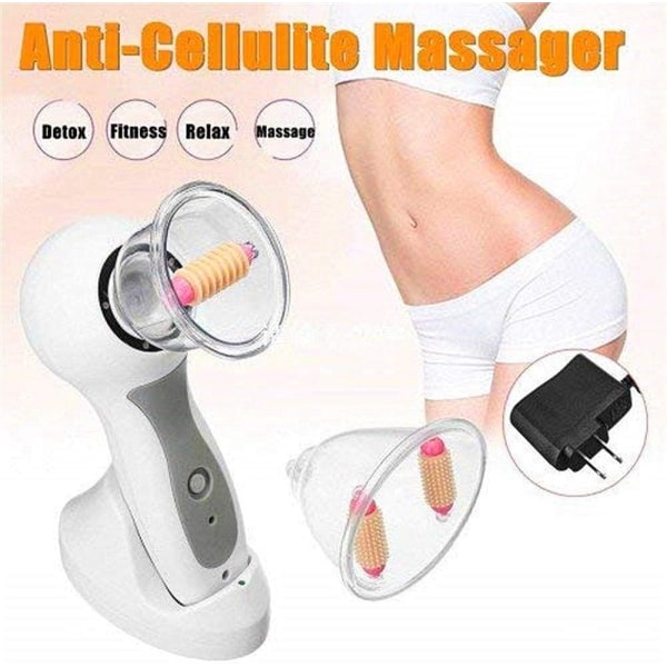 Cellulite Massager Opladning Bærbar elektrisk brystforstørrelsesapparat Kropsvakuum Anti-cellulitebehandling Cupping Cellulight Sugekopsæt