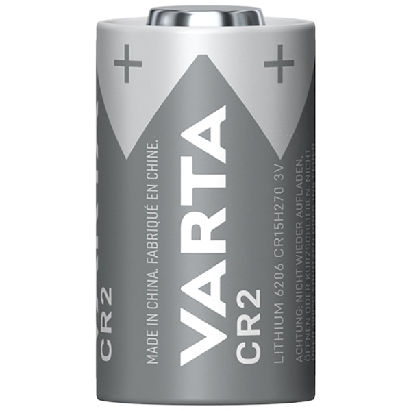 CR2 3V Lithium Battery 1-pack Grå, Silver
