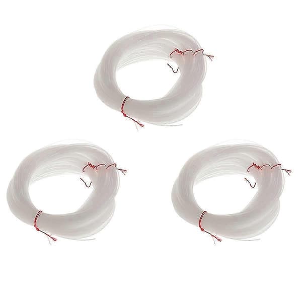 3X 100 Meter Klar Nylonfiskeline 1mm Diameter Båd/Kastefiskeline Tråd Krogbinding