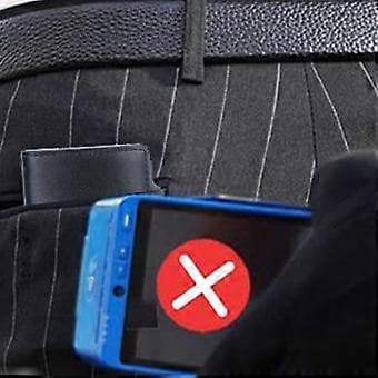Mini ID-kortholder med RFID-beskyttelse Multifunksjonell reiselommebok Høy kapasitet for menn (rødbrun)