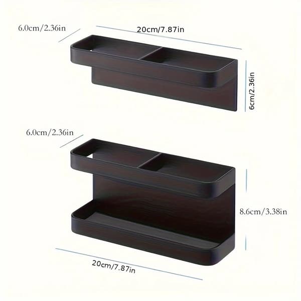 Sort - 21 x 10 x 7,5 cm - Høj kvalitet - Holdbar - Praktisk
