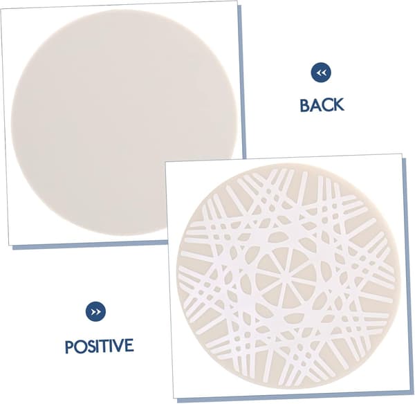 1 Set Silicone Coasters Decorate Sign Cup Coasters Decor