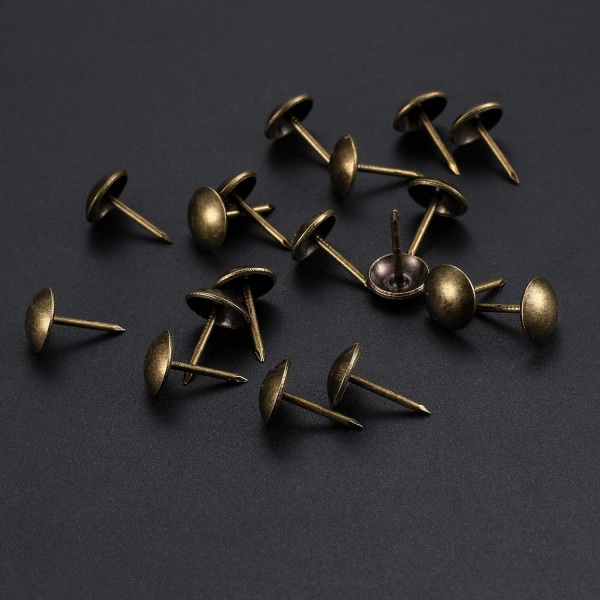 200 styks polstringsnegle, kraftige 21X23 MM Bronze dekorative polstringsnegle Negle Retro DIY Negle Sofaer Lænestole Senge Chai