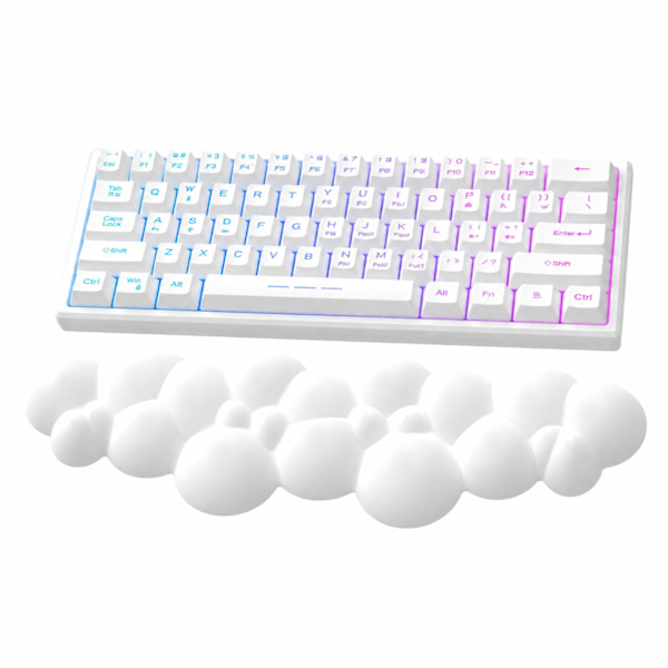 Keyboard Wrist Rest White White White