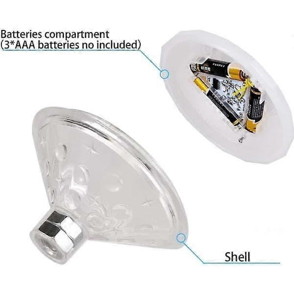 Flydende LED-badekarlys til bad, diskotek, dam, pool, badelegetøj til børn, 7 tilstande, forskellige farver, batteridrevet