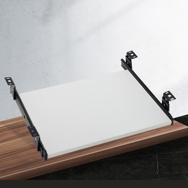 Computer Keyboard Pull-out Shelf Under Desk Keyboard Drawer Stand