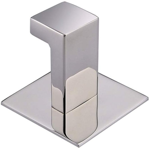 2 st SUS304 Rostfritt Stål Badrum Självhäftande Handdukskrok Hängare Kromfinish Kappkrok Robe Hook Hängare Utan Borrning (Självhäftande, 2 st)