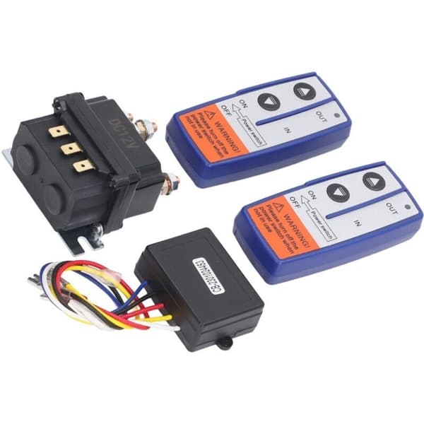 12V 250A Winch Relay Kit with Remote Control Contactor Switch for Industrial Vehicles