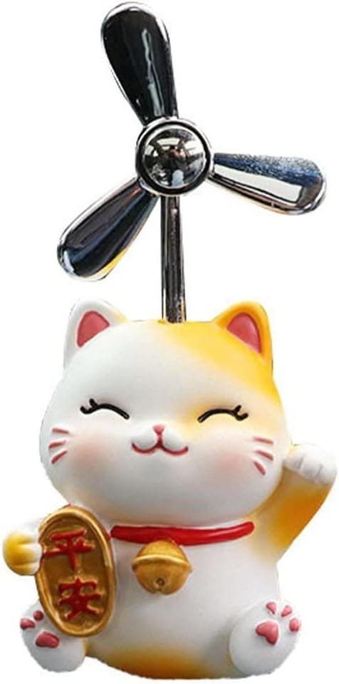 Auto Air Vent Clip Søt Lucky Cat Luftutløp Luftfrisker Parfyme Duft Aroma Diffuser Dekorasjon -