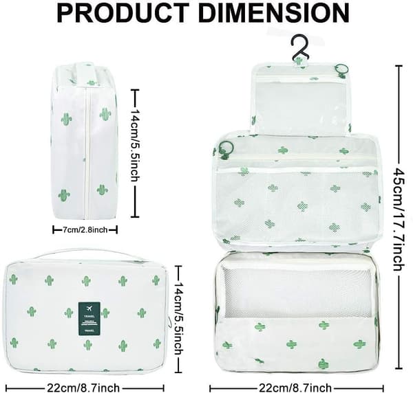 Toalettmappe, Cuctus White White