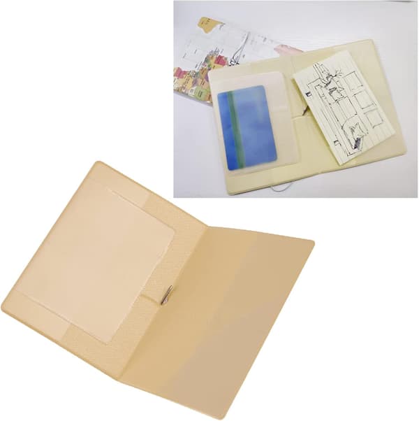 Slim World Map Personalized Travel Passport Cover Ace