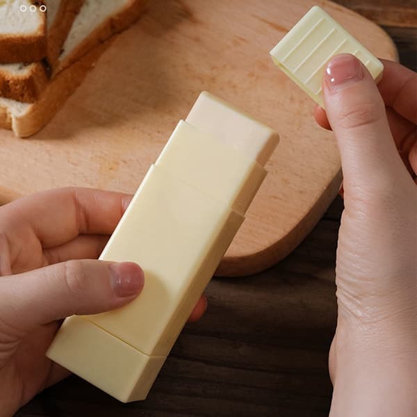 Smørspreder, smørdispenser, roterende smørboks med låg