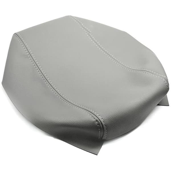 Mikrofiber skinn bilsete armlene deksel panelbeskytter trim for Prius 2004-2008, grå