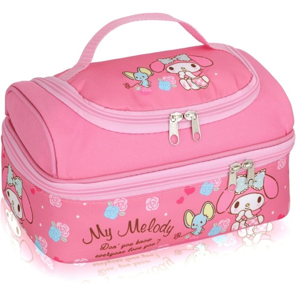 Anime Cinnamoroll, Melody, Kuromi Lunchväska för män och kvinnor, läckagesäker lunchlåda, stor facklunchbehållare, väska för arbete och resor B