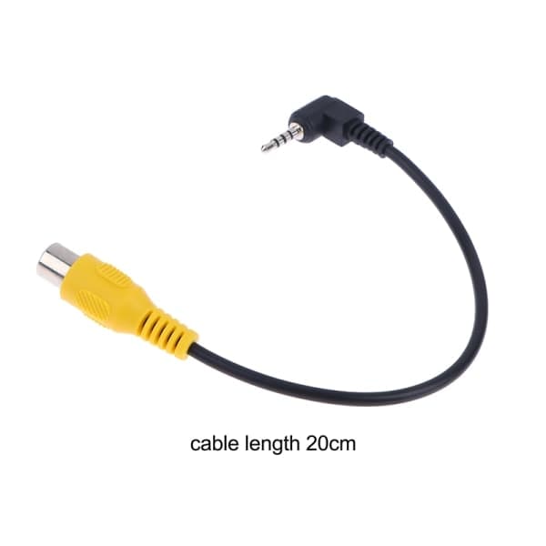 AV-videokabeladapter 2,5 mm AV han til RCA