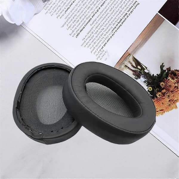 1 Pair Sponge Earpads for MDR-100AAP 100A H600A Headset Cushion Covers Earpad Replacement Titanium