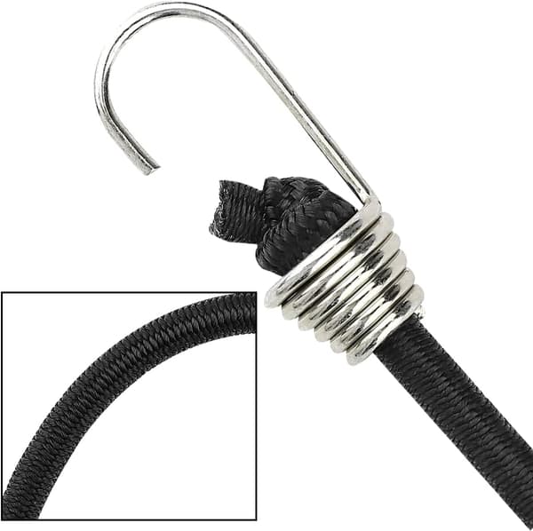 15-pak kraftige elastikstropper med kroge, 28 cm mini elastikstropper til udendørs camping, små strækbare snore til bagage