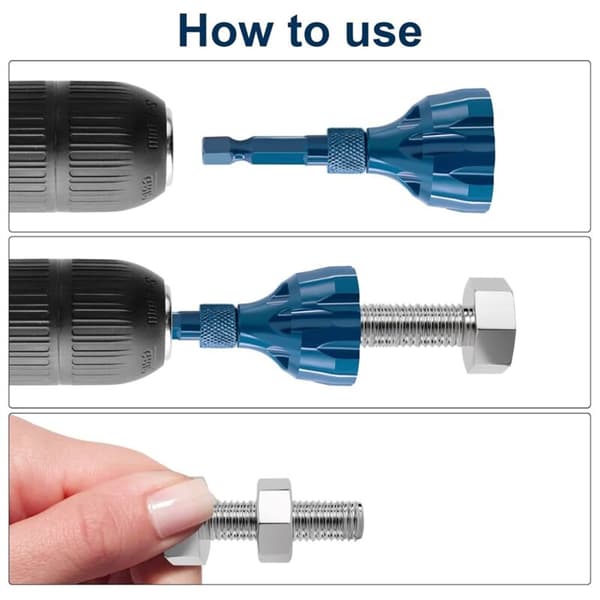 Chamfering Drill Bit External Chamfer Tool Tungsten Steel Remove Burrs for Repair Bolt Thread Drilling 20mm