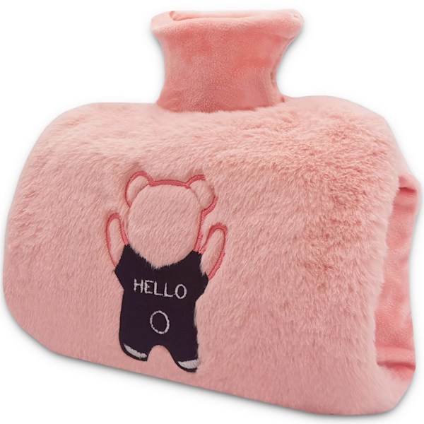 Hand Warmer Hot Water Bottle, Large Water Bag for Hot and Cold Compress, Ideal for Menstrual Cramps, Neck