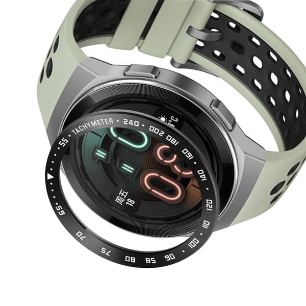 Stilfuld Sort & Hvid Ramme til Huawei Watch GT2E