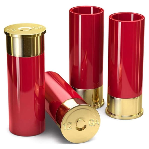 4 x 12 Gauge Shotglas, Tequila Shotglas