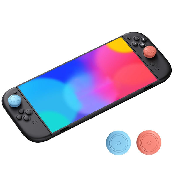 Silicone Joystick Caps Compatible with Switch 2 - Enhanced Grip & Control (4-Pack)