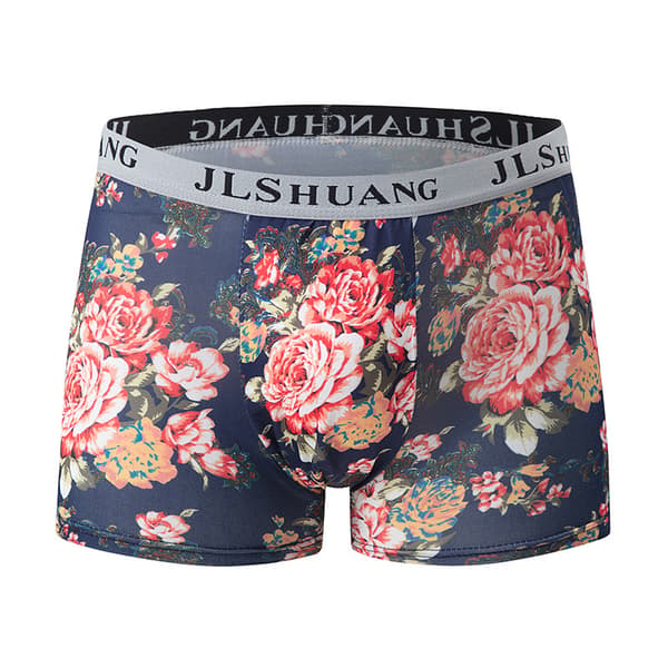 4-pak bomulds boxershorts til mænd, komfort til alle årstider, åndbare og bløde 4 PCS M 4 PCS M