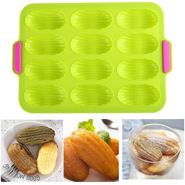 Mini Baguette Baking Sheet, 34.5x 24 Cm, Non-stick Loaf Baking PanGreen