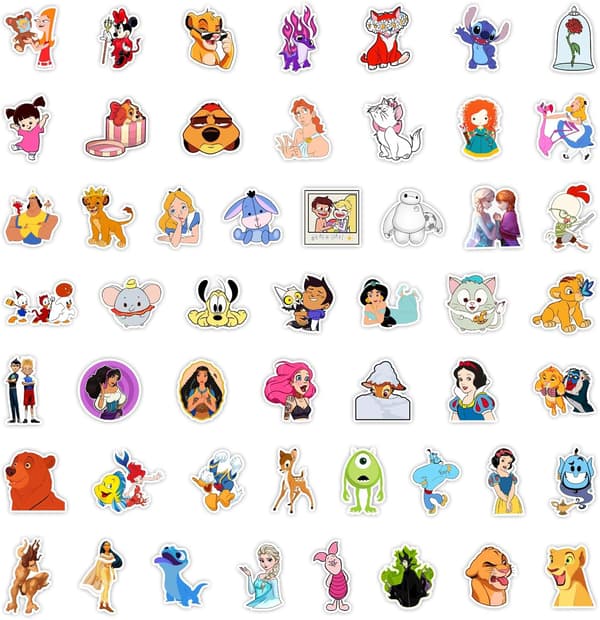 100 Disney-figurklistremerker