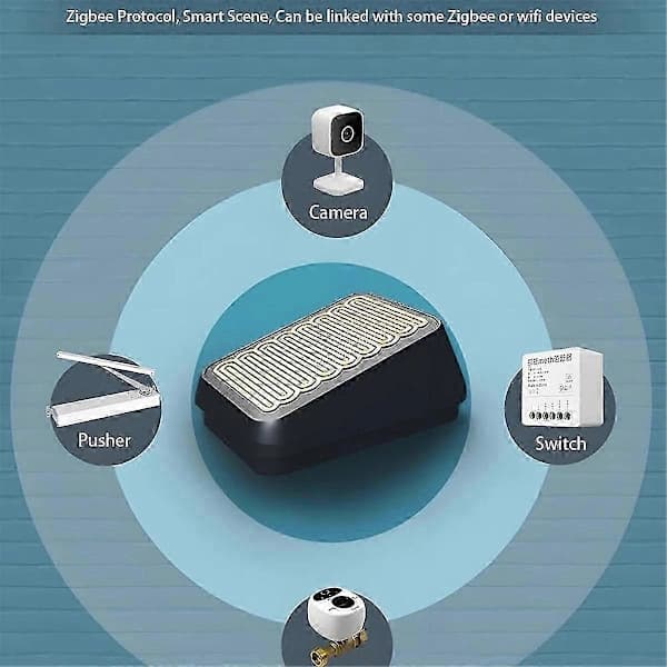 Zigbee Smart Regnsensor til Udendørs Trådløs Regndetektion Vandtæt, Zigbee Hub Kræves, Linka
