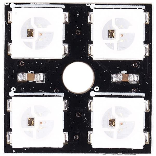 Fuld farve LED-modul WS2812B-4 Bit RGB LED-driver Høj dekorationsdesign
