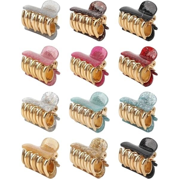 12 Small Hair Clips