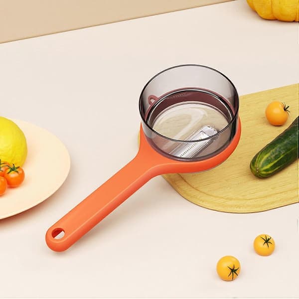 Kitchen Peeler, Peeler with Storage Box, Splash-proof Peeling Tools, Potato Peeler with Organizer