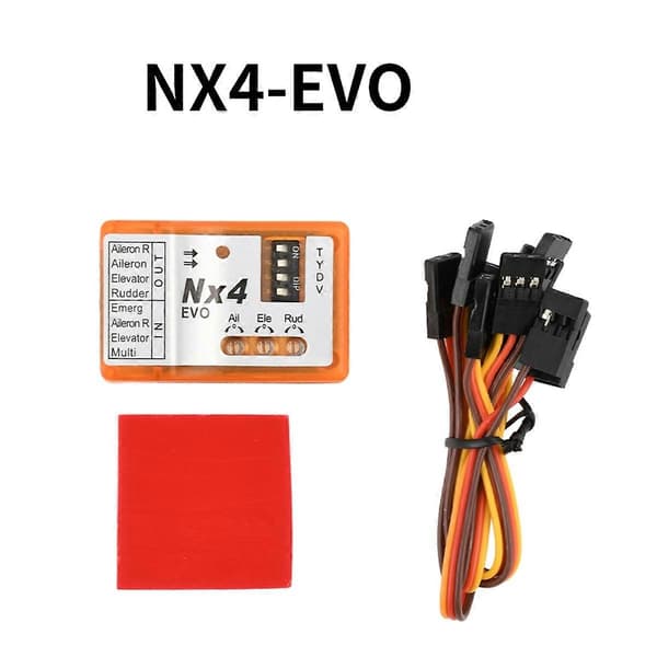 For NX4 Flight Controller 3D Flight Gyro Balance for Fixed-Wing Aircraft Support Rate/Hold/Gyro