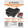 Storage Boxes with Compartments for Underwear - 4-pack