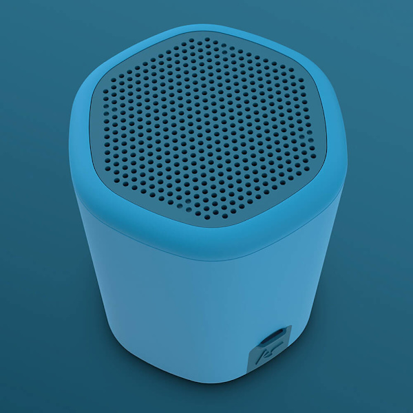 KITSOUND Høyttaler Hive2o Blå IP67 Multiparing Blå