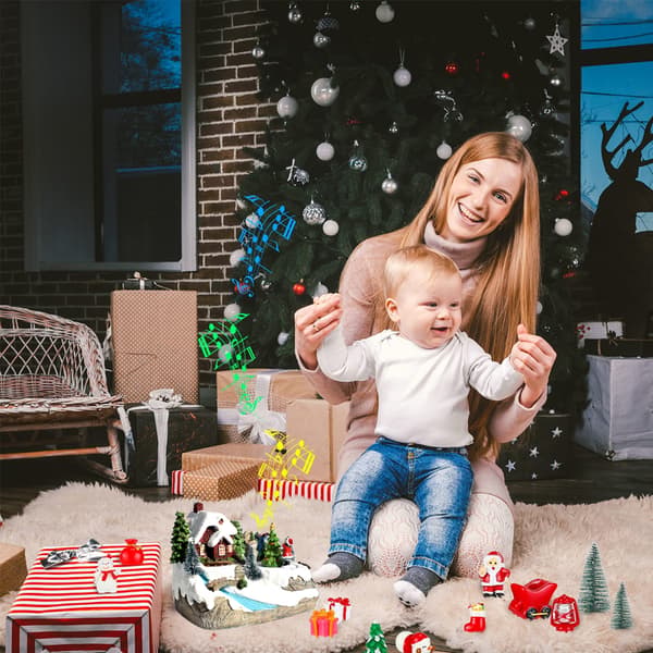 Julbyhus, LED-belyst vinterjuleby
