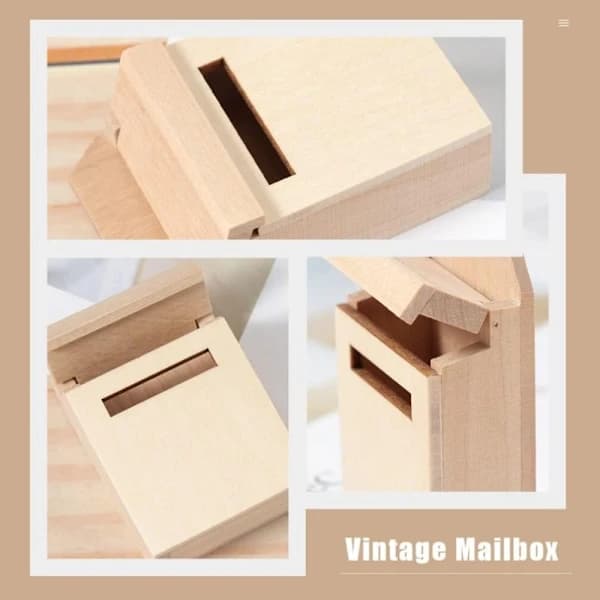 Mailbox Model Miniature Mailbox Toy Kitchen Furniture Toy