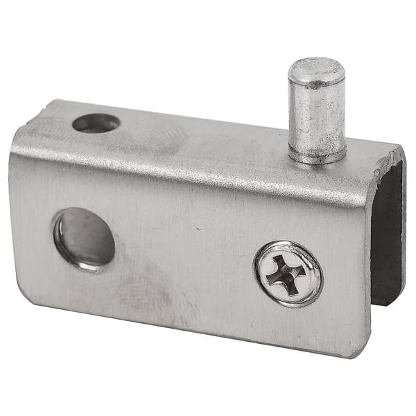 Rustfrit stål glasdør drejehængsel dobbelthovedet magnetisk låsesæt til 5-8 mm glasdør