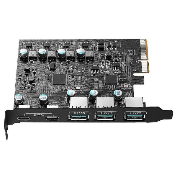 Superhurtigt 20gb Pcie Usb 3.2 Udvidelseskort 5 Porte Usb-a Type C Til Windows