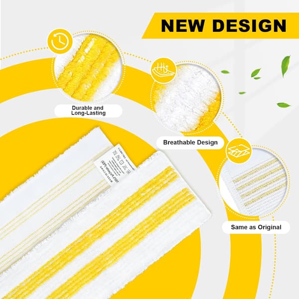 5-pack Steam Cleaner Pads with 5 Handheld Spray Pads Compatible with Kärcher EasyFix SC2 SC3 SC4 SC5 Steam Cleaners Versatile Cleaning Solutions