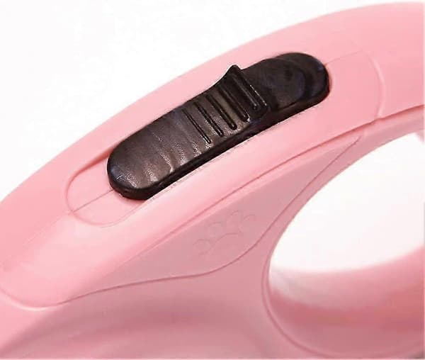 Infällbart hundkoppel, Hundkoppel, Infällbart automatiskt hundkoppel i nylon, 5 m utdragbart dragrep