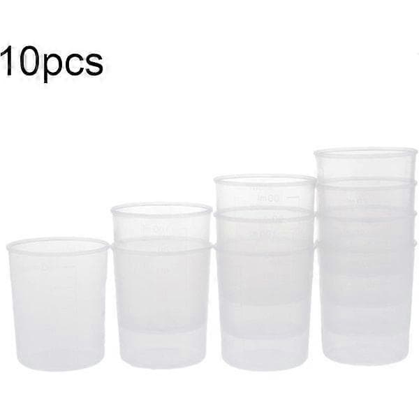 10 pcs 100ml Measuring Cups for Resin Epoxy Resin Mixing for Kitchen, Paint, Art 10 pcs