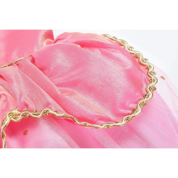 Små jenter prinsesse utkledningskjole med tilbehør, 4T (110), Rosa